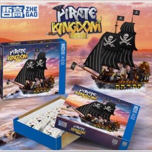 The Black Pearl Pirates of the Caribbean 1000+ Piece Building Block Toy Set NEW